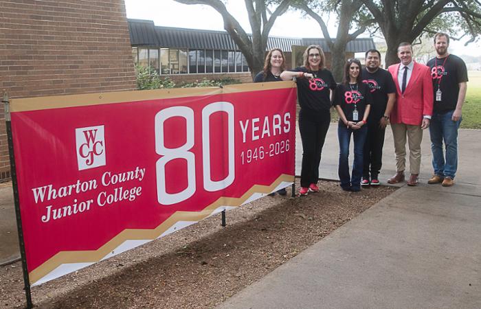 Wharton County Junior College will celebrate its 80th anniversary this year with a host of special events geared toward both employees and the community as a whole. A special committee was tasked with organizing these events. 