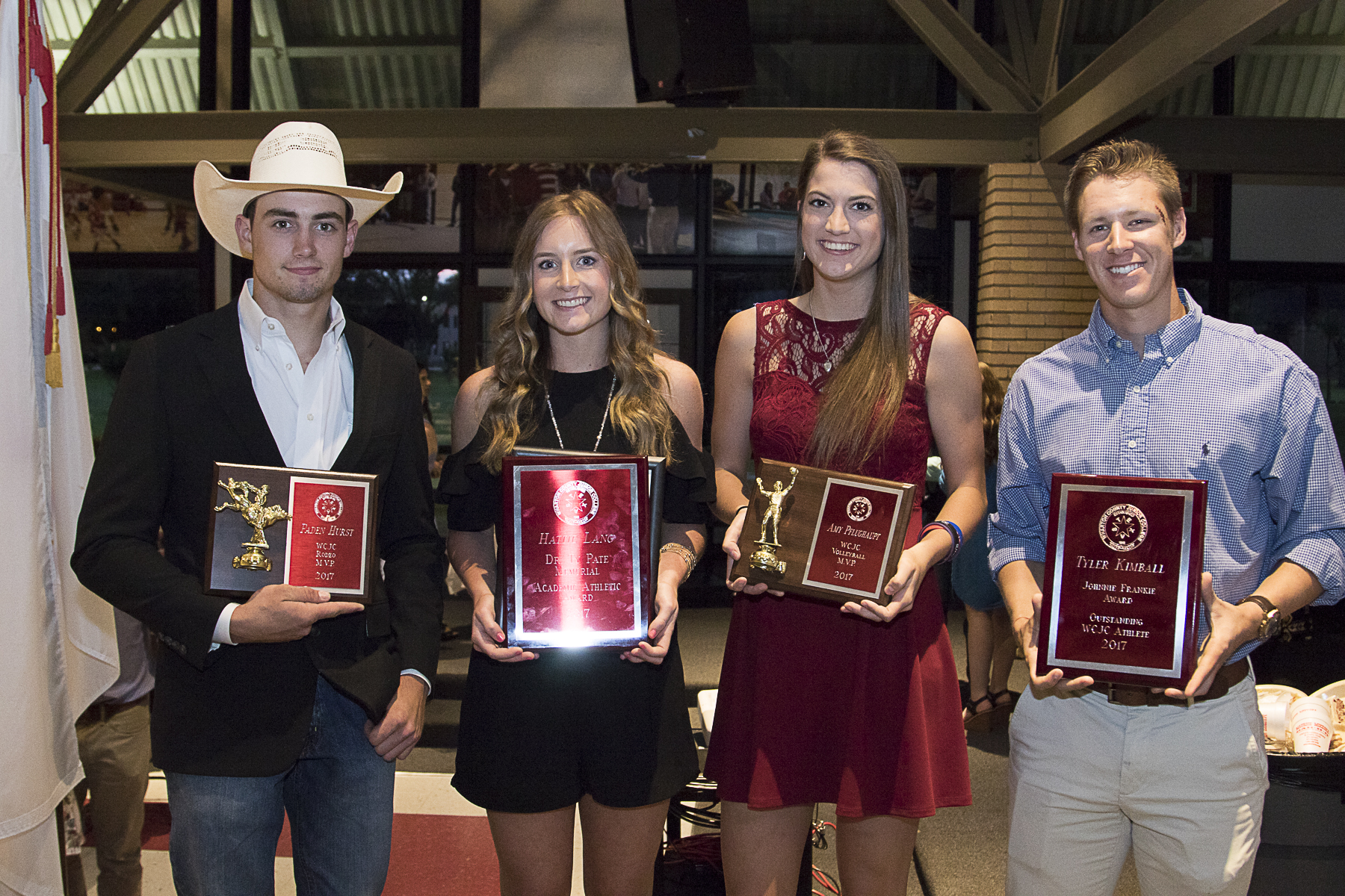 Special recognition was given to Wharton County Junior College athletes during the recent Athletic Banquet,