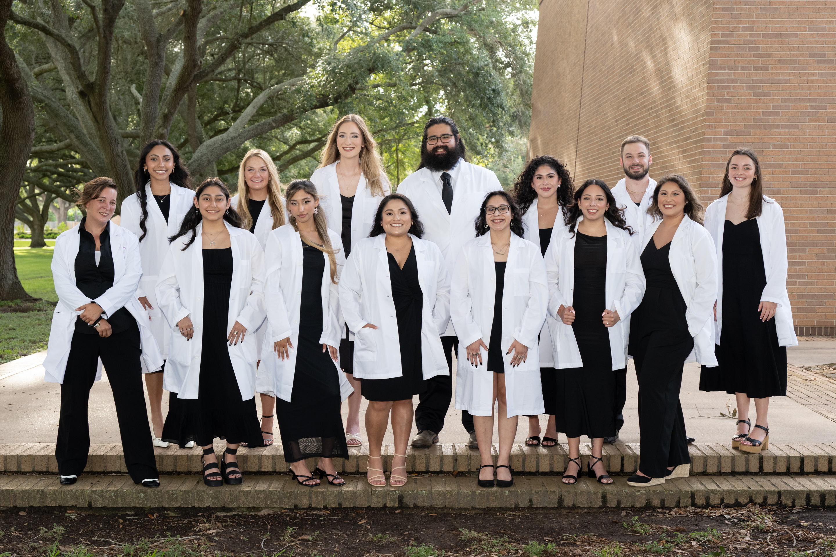 Fourteen students graduated from Wharton County Junior College’s Radiologic Technology program on Aug. 15. Pictured, front row, left to right, are Stephanie May of Bay City, Sicily Valdez of Danevang, Kylie Daugherty of Missouri City, Claudia Anguiano of Victoria, Alex Morales Barrientos of Richmond, Nayeli Reyes of Houston and Jessica Burnaman of Bay City. Back row, left to right, are Ana Gonzalez Perez of Boling, Emily Folmar of Wharton, Jacklyn Akin of Francitas, Raul Ivan Carrillo of Palacios, Hailey Irizarry of Blessing, Cade O’Brien of Richmond and Emily Quinn of Victoria.