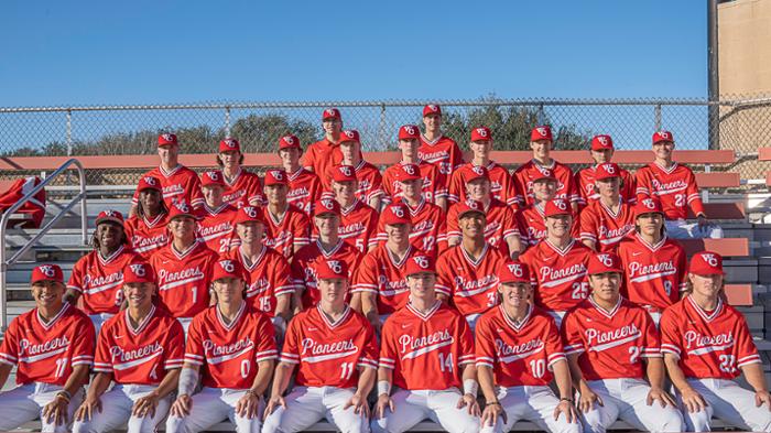 Members of the 2025 Wharton County Junior College Pioneers baseball team.